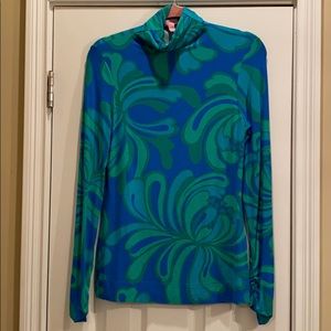 Lilly Pulitzer printed turtleneck